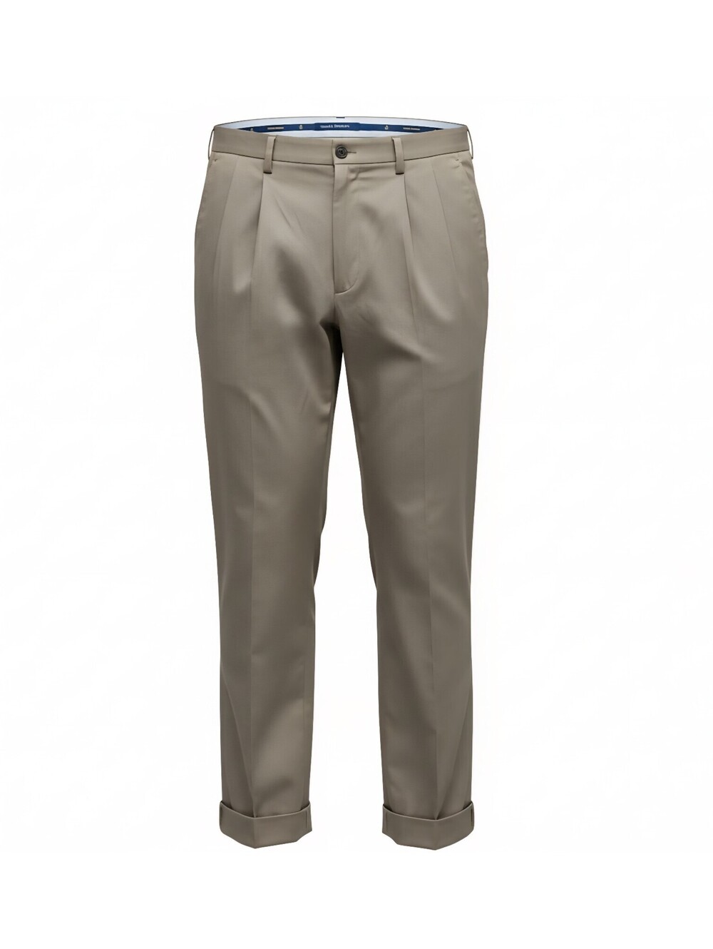 Brooks Brothers Men's 40x32 Traditional Fit Advantage Chino Pants Pleated Cuffed